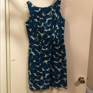 Blue Spring Cocktail Dress